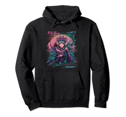 Celtic Fairy Retrowave Vaporwave Hoodie - Fun Novelty Design for Adults - T-Shirt, Sweatshirt, Hoodie