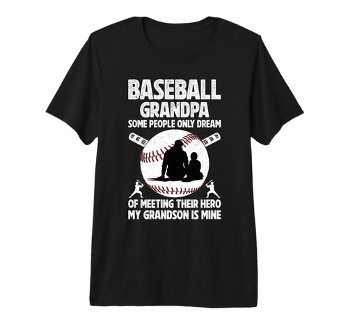Mens Baseball Grandpa Proud Grandpa T-Shirt - Aesthetic Graphic for Adults - T-Shirt, Sweatshirt, Hoodie