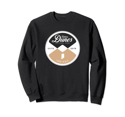 Indiana Dunes National Park Circle Sweatshirt - Casual Everyday Wear Unisex - T-Shirt, Sweatshirt, Hoodie
