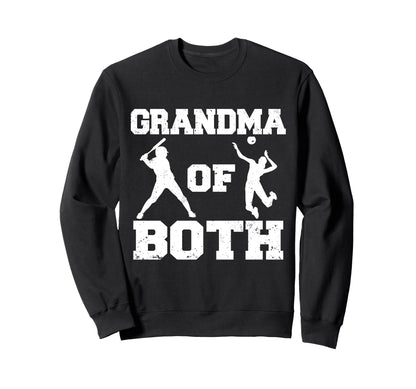 Grandma Both Funny Baseball Sweatshirt - Trendy Graphic Men Women - T-Shirt, Sweatshirt, Hoodie