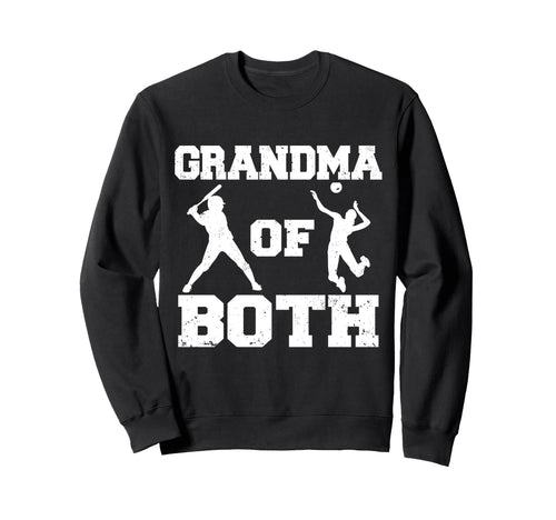 Grandma Both Funny Baseball Sweatshirt - Trendy Graphic Men Women - T-Shirt, Sweatshirt, Hoodie