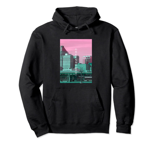 North Carolina Vaporwave Aesthetic Hoodie - Trendy Graphic for Adults - T-Shirt, Sweatshirt, Hoodie