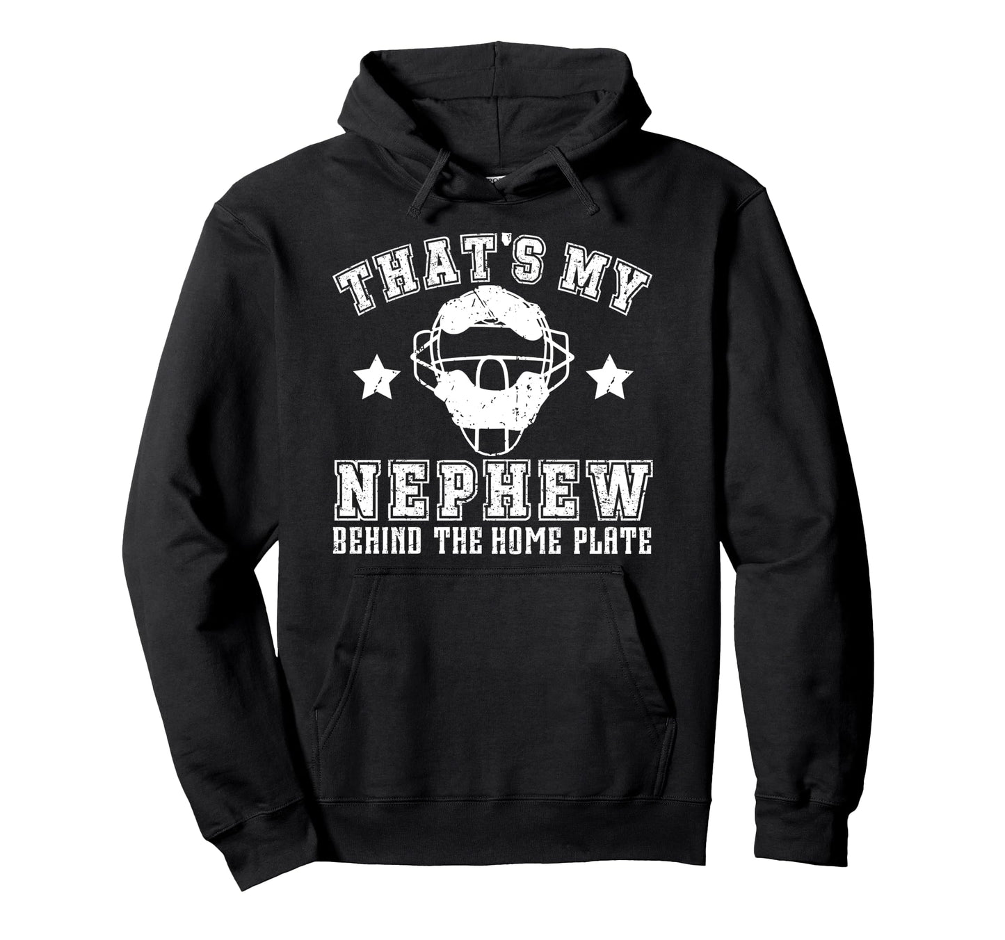 Proud Baseball Catcher Uncle Baseball Hoodie - Trendy Graphic for Adults - T-Shirt, Sweatshirt, Hoodie