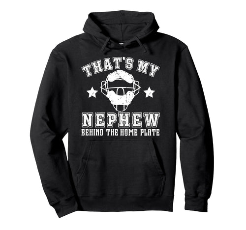 Proud Baseball Catcher Uncle Baseball Hoodie - Trendy Graphic for Adults - T-Shirt, Sweatshirt, Hoodie