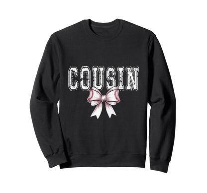 Coquette Baseball Cousin Spirit Sweatshirt - Streetwear Style Unisex - T-Shirt, Sweatshirt, Hoodie