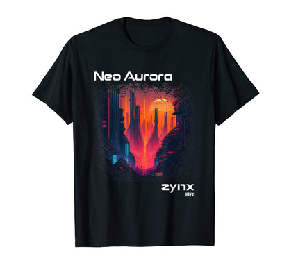 Vaporwave City Retrowave Futuristic T-Shirt - Streetwear Style for Adults - T-Shirt, Sweatshirt, Hoodie