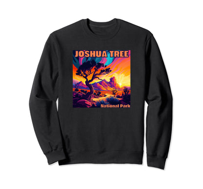 Joshua Tree National Park Desert Sweatshirt - Minimalist Print Men Women - T-Shirt, Sweatshirt, Hoodie
