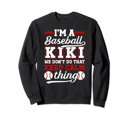 Im Baseball Kiki Grandma Kiki Baseball Sweatshirt - Unique Graphic Unisex - T-Shirt, Sweatshirt, Hoodie