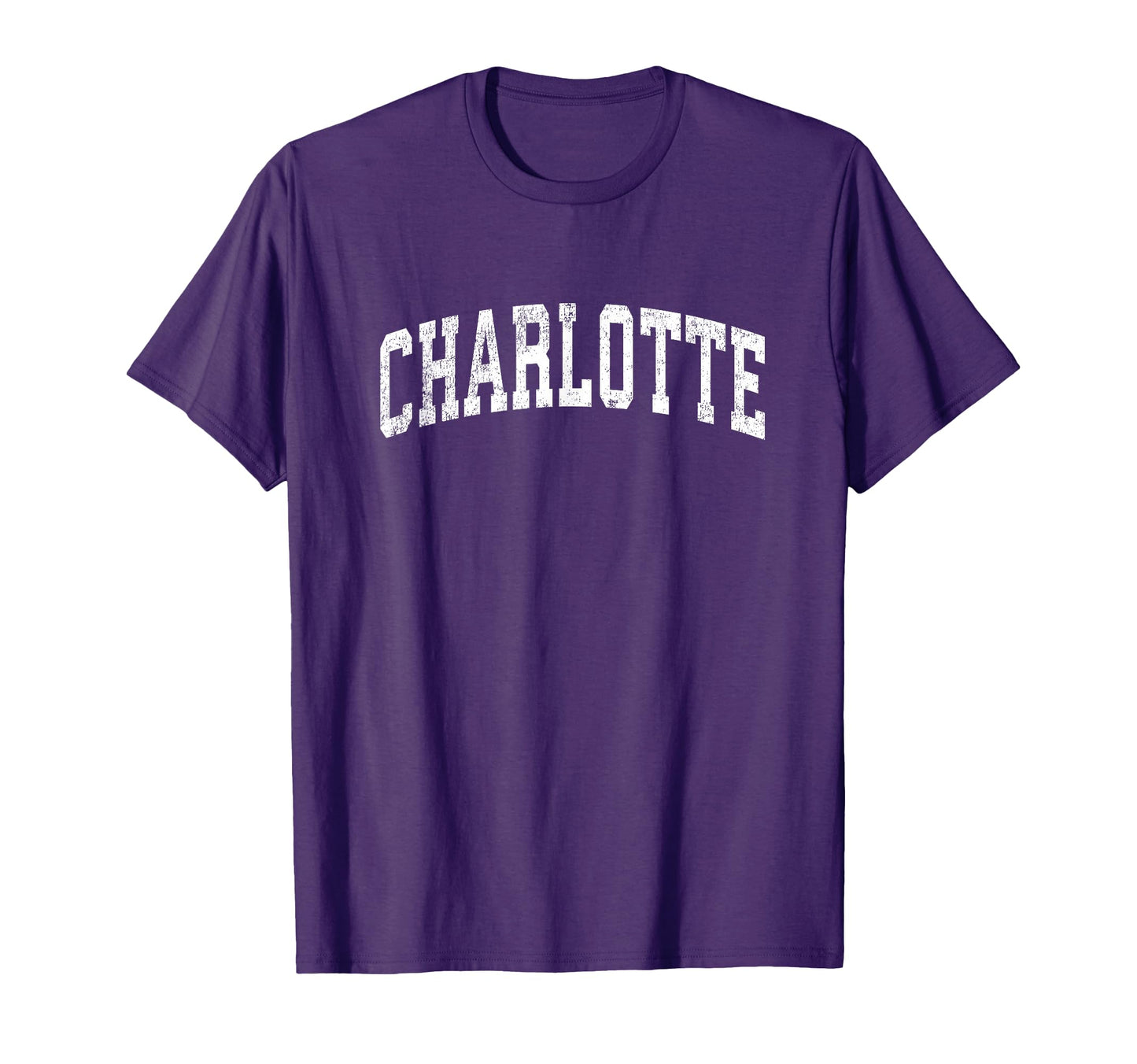 Charlotte North Carolina Nc Varsity T-Shirt - Novelty Apparel Men Women - T-Shirt, Sweatshirt, Hoodie