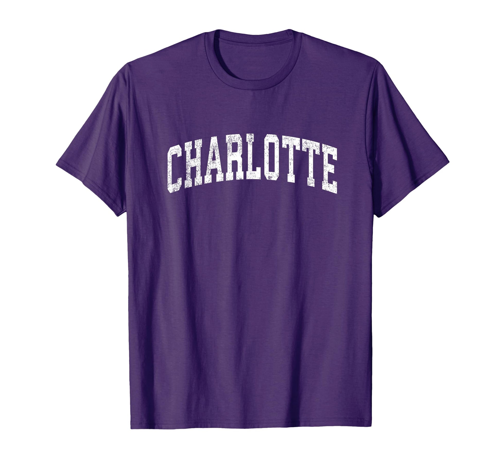 Charlotte North Carolina Nc Varsity T-Shirt - Novelty Apparel Men Women - T-Shirt, Sweatshirt, Hoodie