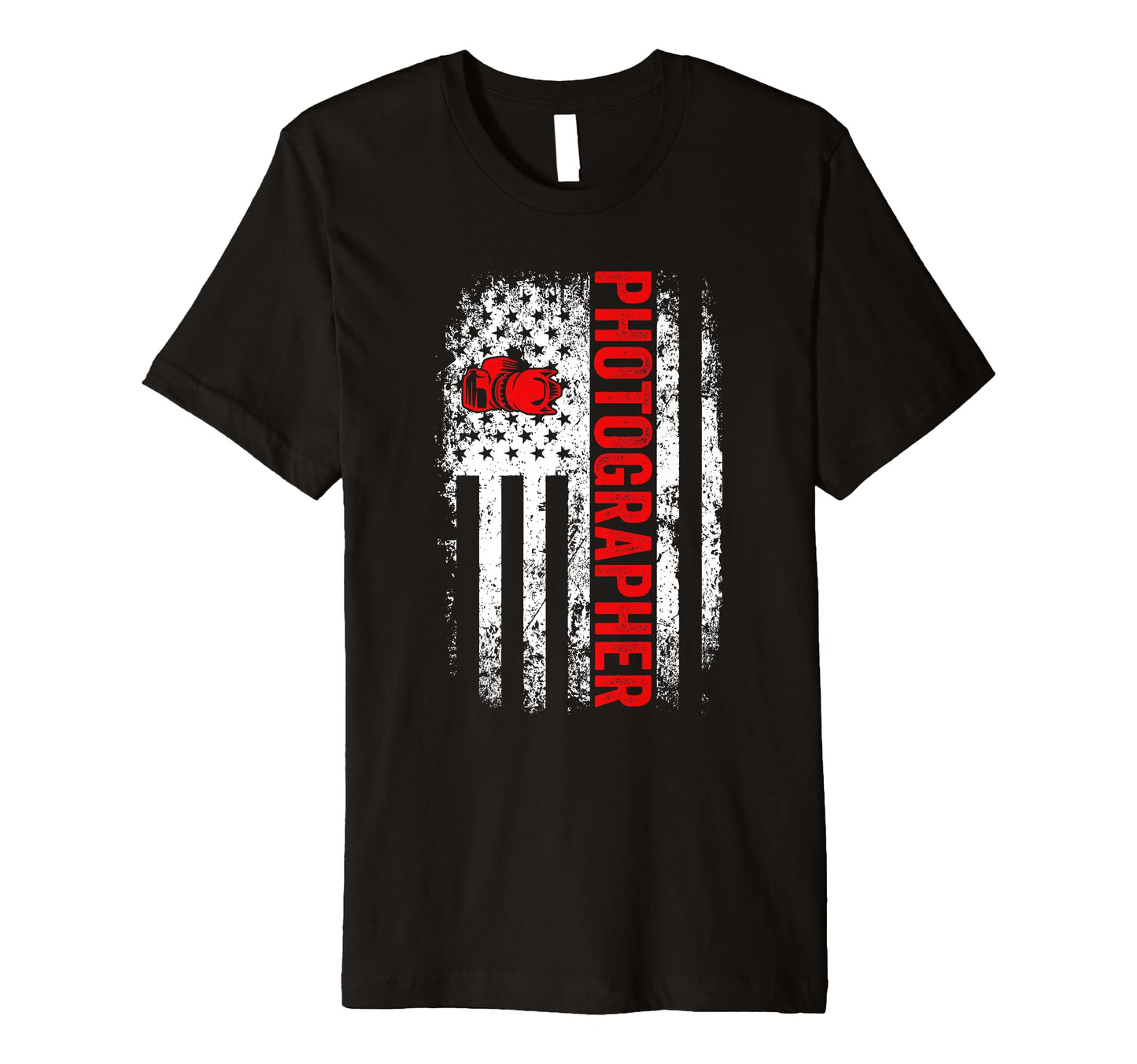 Photographer Usa American Flag Photography T-Shirt - Trendy Graphic Unisex - T-Shirt, Sweatshirt, Hoodie