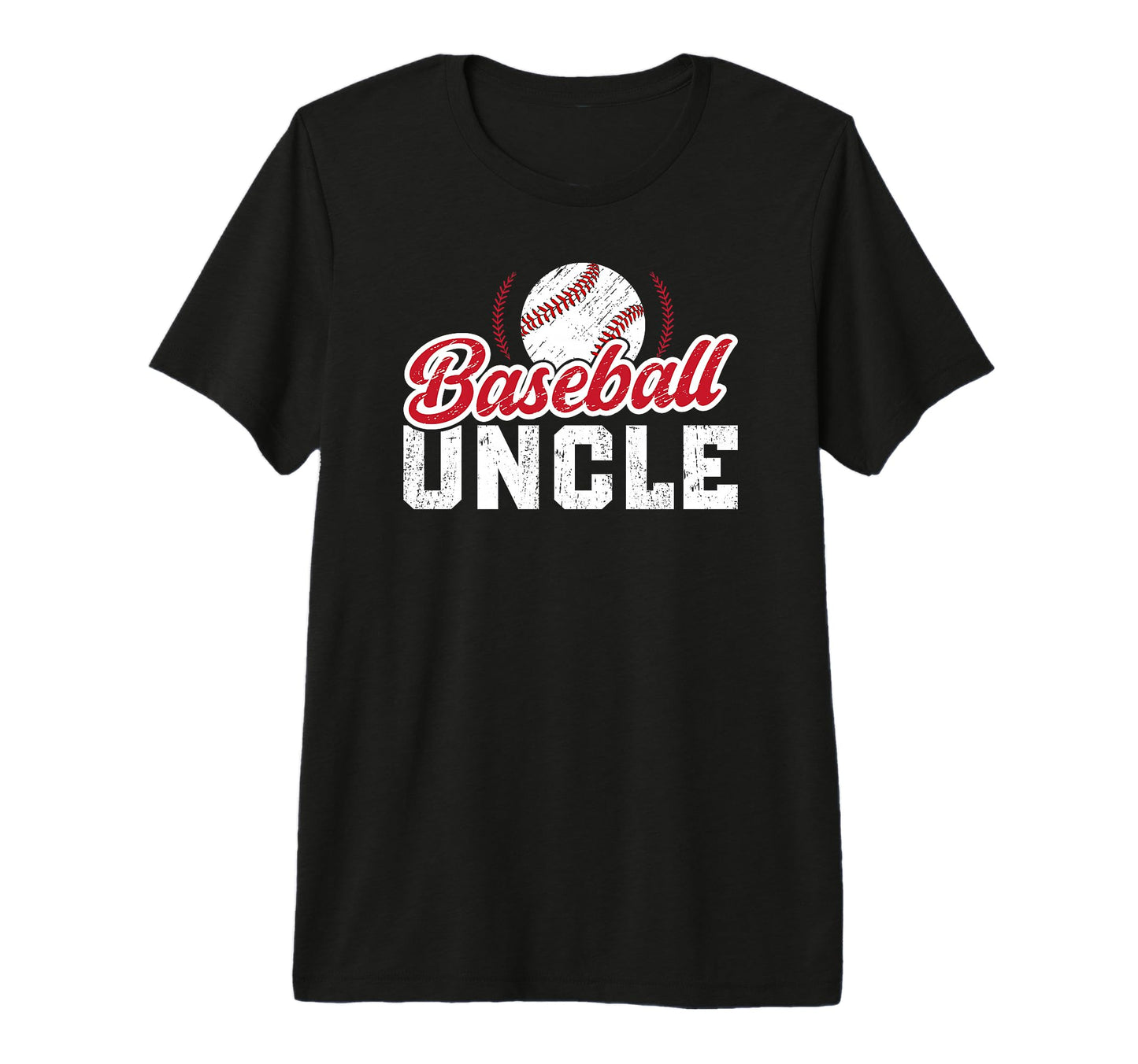 Mens Baseball Uncle Best Uncle T-Shirt - Custom Art Print for Adults - T-Shirt, Sweatshirt, Hoodie