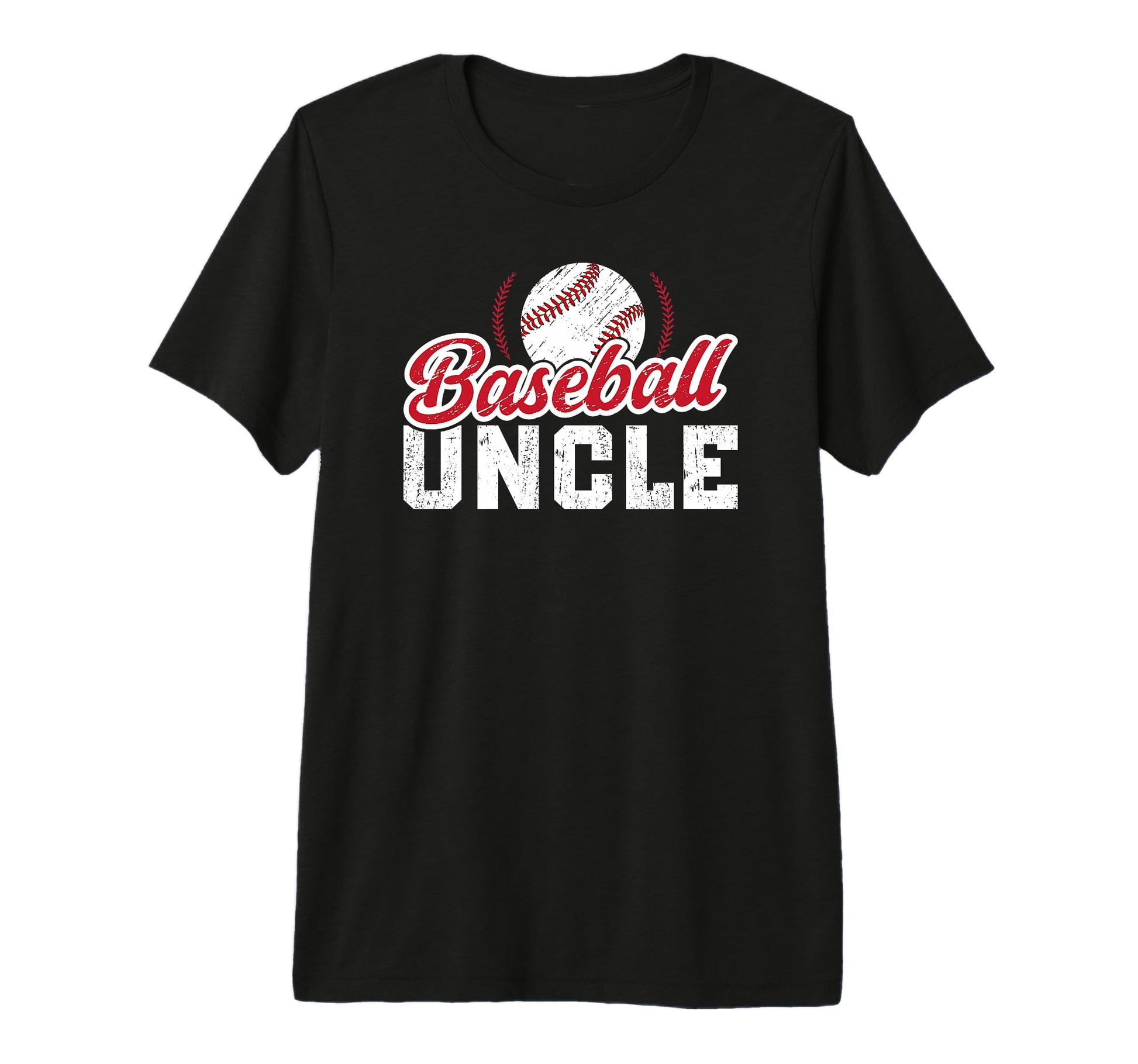 Mens Baseball Uncle Best Uncle T-Shirt - Custom Art Print for Adults - T-Shirt, Sweatshirt, Hoodie