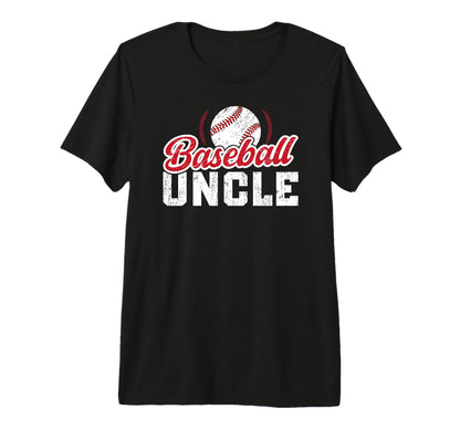 Mens Baseball Uncle Best Uncle T-Shirt - Custom Art Print for Adults - T-Shirt, Sweatshirt, Hoodie