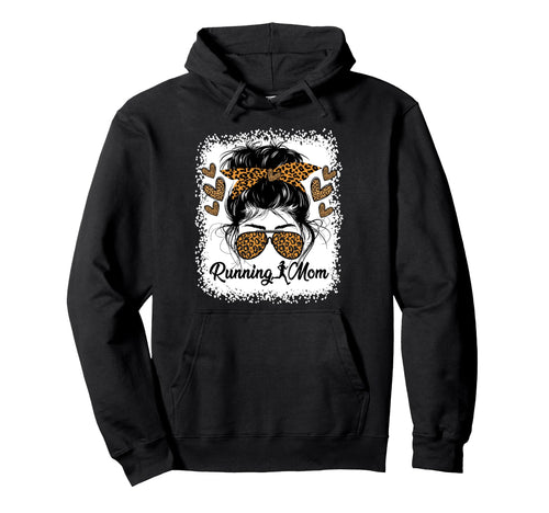 Running Mom Runner Marathon Stylish Hoodie - Aesthetic Graphic for Adults - T-Shirt, Sweatshirt, Hoodie