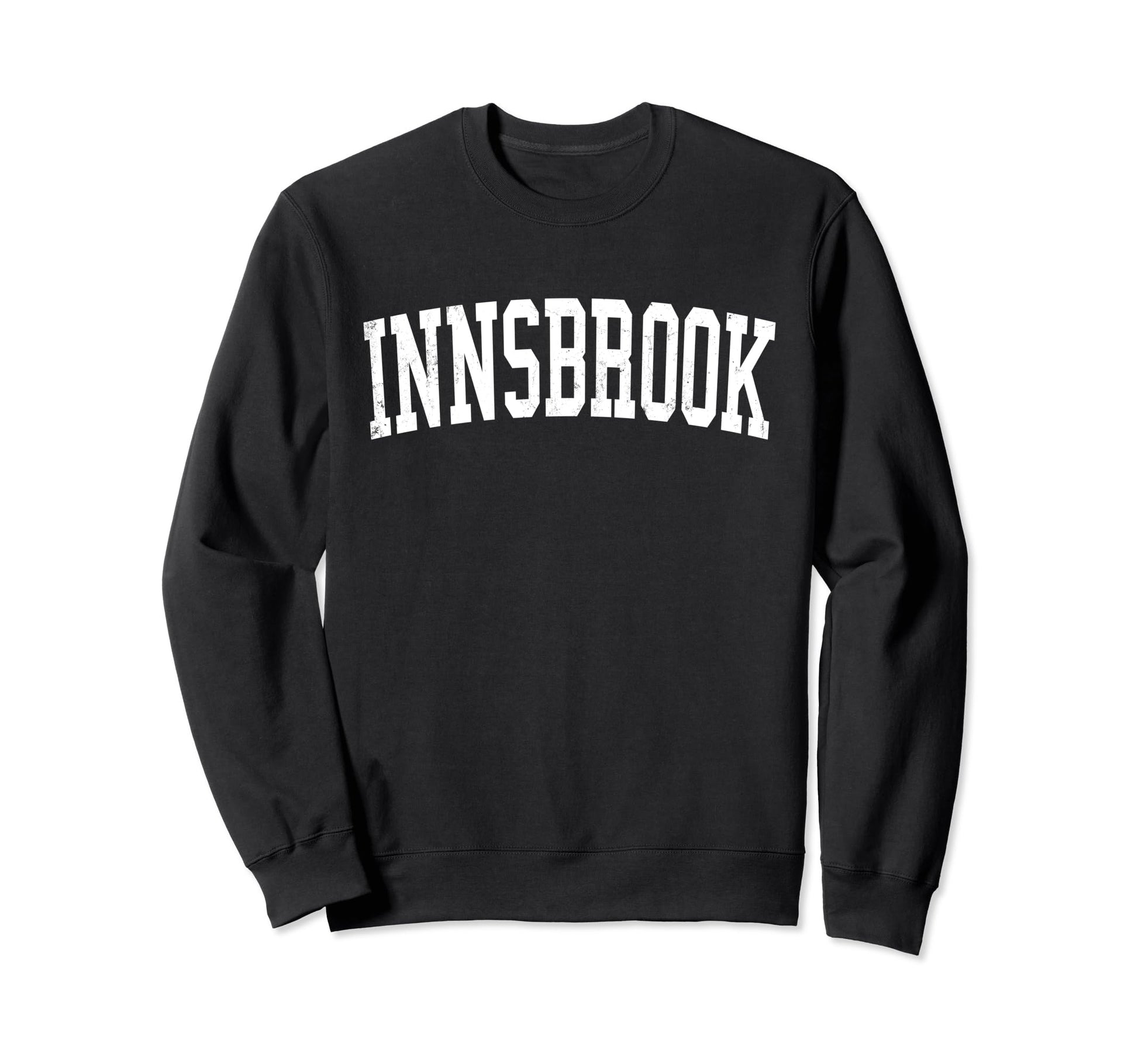 Innsbrook Va Distressed White Varsity Sweatshirt - Unique Graphic Unisex - T-Shirt, Sweatshirt, Hoodie