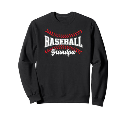 Baseball Grandpa Baseball Player Sweatshirt - Novelty Apparel for Adults - T-Shirt, Sweatshirt, Hoodie