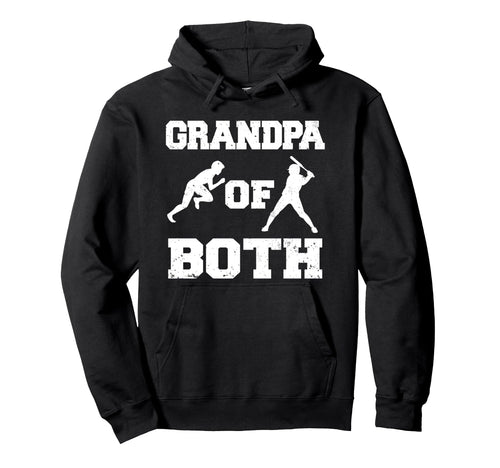 Grandpa Both Funny Baseball And Track Hoodie - Trendy Graphic for Adults - T-Shirt, Sweatshirt, Hoodie