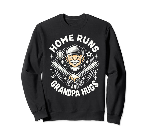 Baseball Grandpa Grandfather Gramps Sweatshirt - Graphic Print Unisex - T-Shirt, Sweatshirt, Hoodie