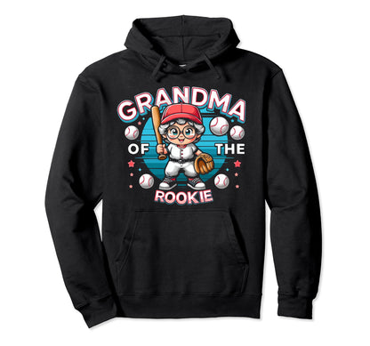 Baseball Grandma Grandmother Granny Hoodie - Streetwear Style Men Women - T-Shirt, Sweatshirt, Hoodie