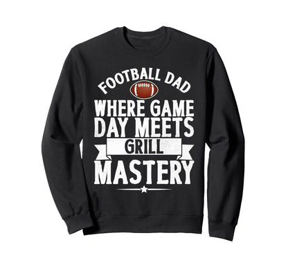 Where Game Day Meets Grill Mastery Sweatshirt - Aesthetic Graphic Unisex - T-Shirt, Sweatshirt, Hoodie