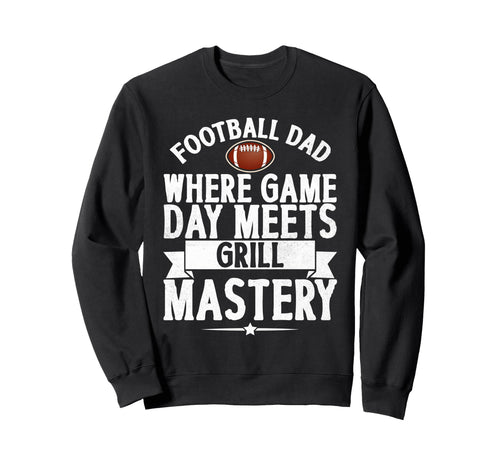 Where Game Day Meets Grill Mastery Sweatshirt - Aesthetic Graphic Unisex - T-Shirt, Sweatshirt, Hoodie