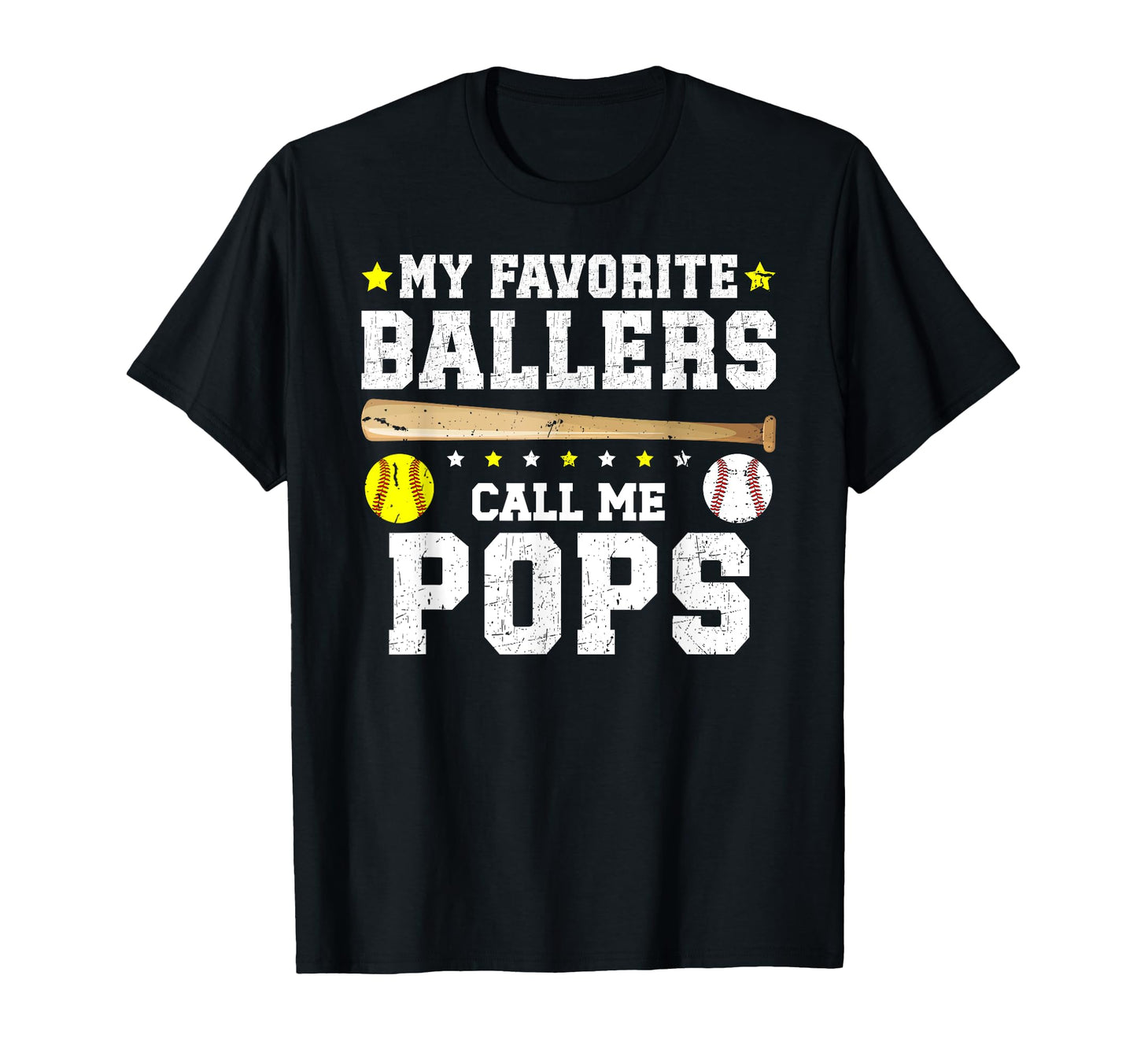 My Favorite Ballers Call Me Pops T-Shirt - Unique Graphic Men Women - T-Shirt, Sweatshirt, Hoodie
