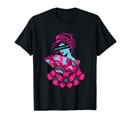 Geisha Disconnected Soft Grunge T-Shirt - Fun Novelty Design Men Women - T-Shirt, Sweatshirt, Hoodie