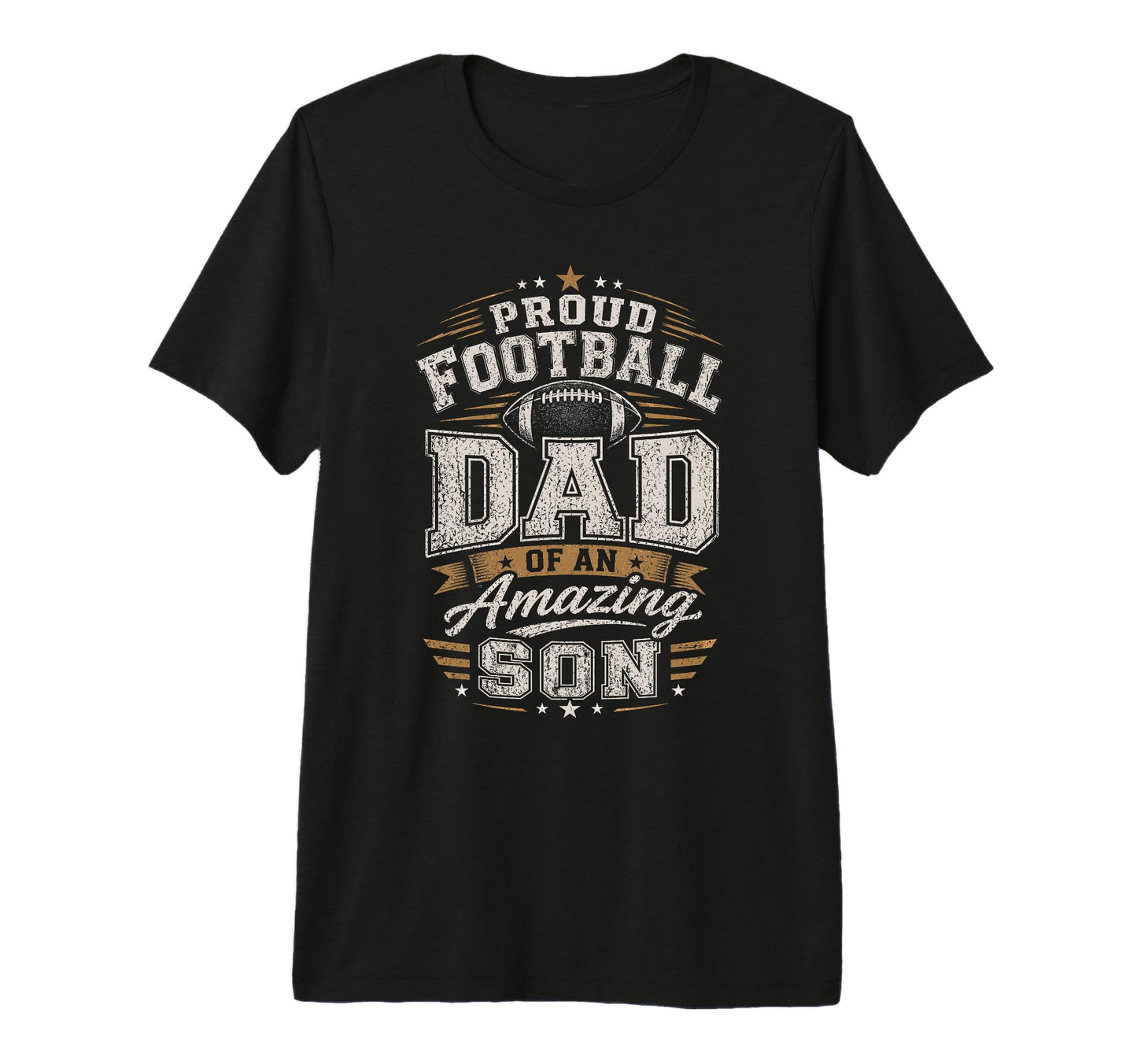 Proud Football Dad Amazing Son T-Shirt - Minimalist Print for Adults - T-Shirt, Sweatshirt, Hoodie