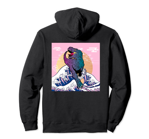 Vaporwave Cherry Blossom Japan 80S Hoodie - Casual Everyday Wear Men Women - T-Shirt, Sweatshirt, Hoodie