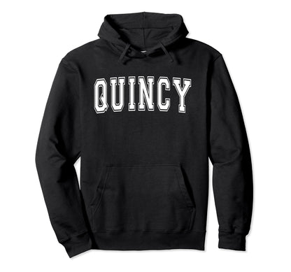 Quincy Il Illinois Usa Sports Varsity Hoodie - Custom Art Print Unisex - T-Shirt, Sweatshirt, Hoodie