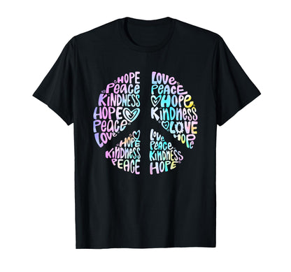 70S Hippie Costume Hope Love T-Shirt - Streetwear Style for Adults - T-Shirt, Sweatshirt, Hoodie