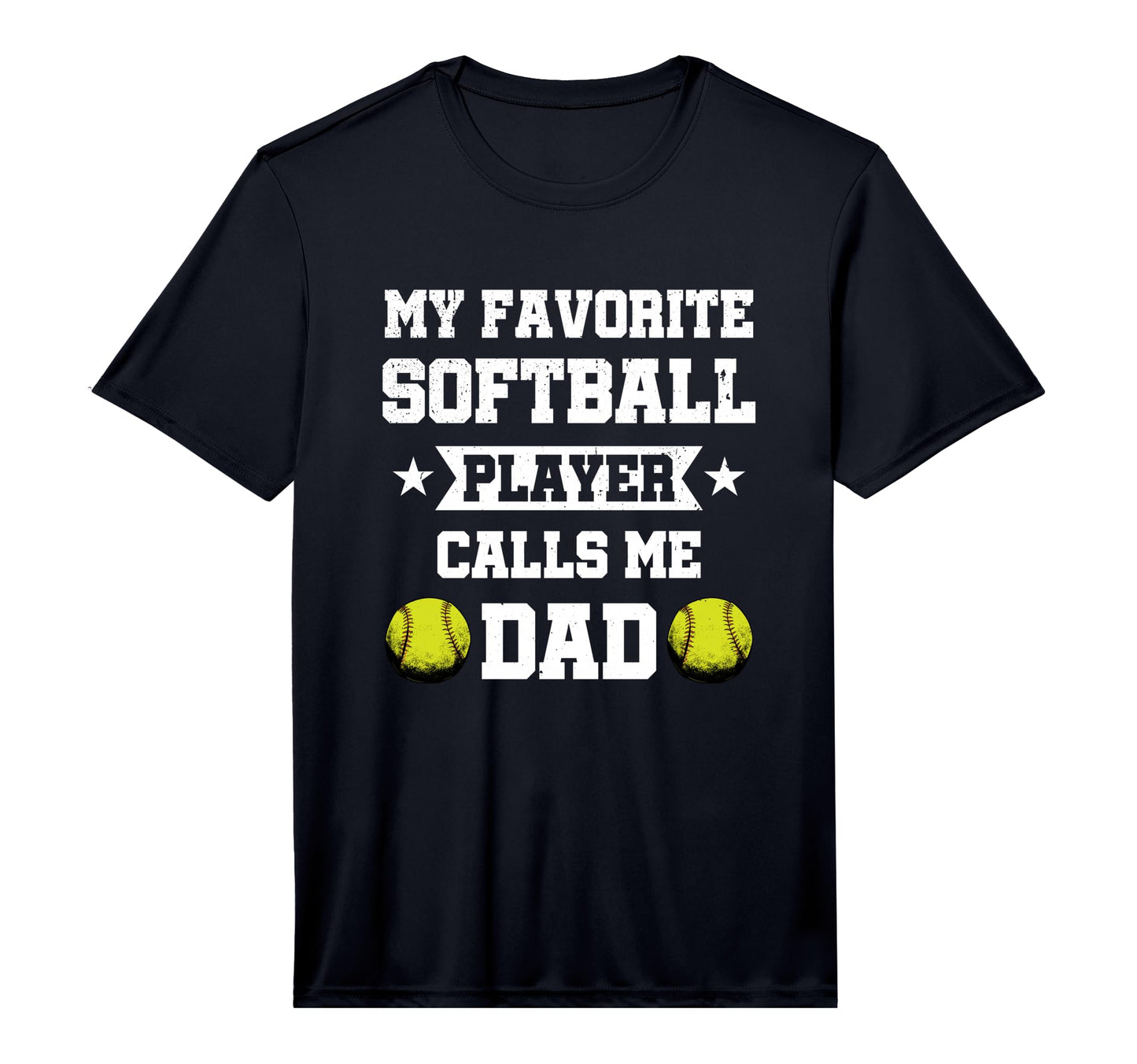 Mens My Favourite Softball Player T-Shirt - Aesthetic Graphic for Adults - T-Shirt, Sweatshirt, Hoodie