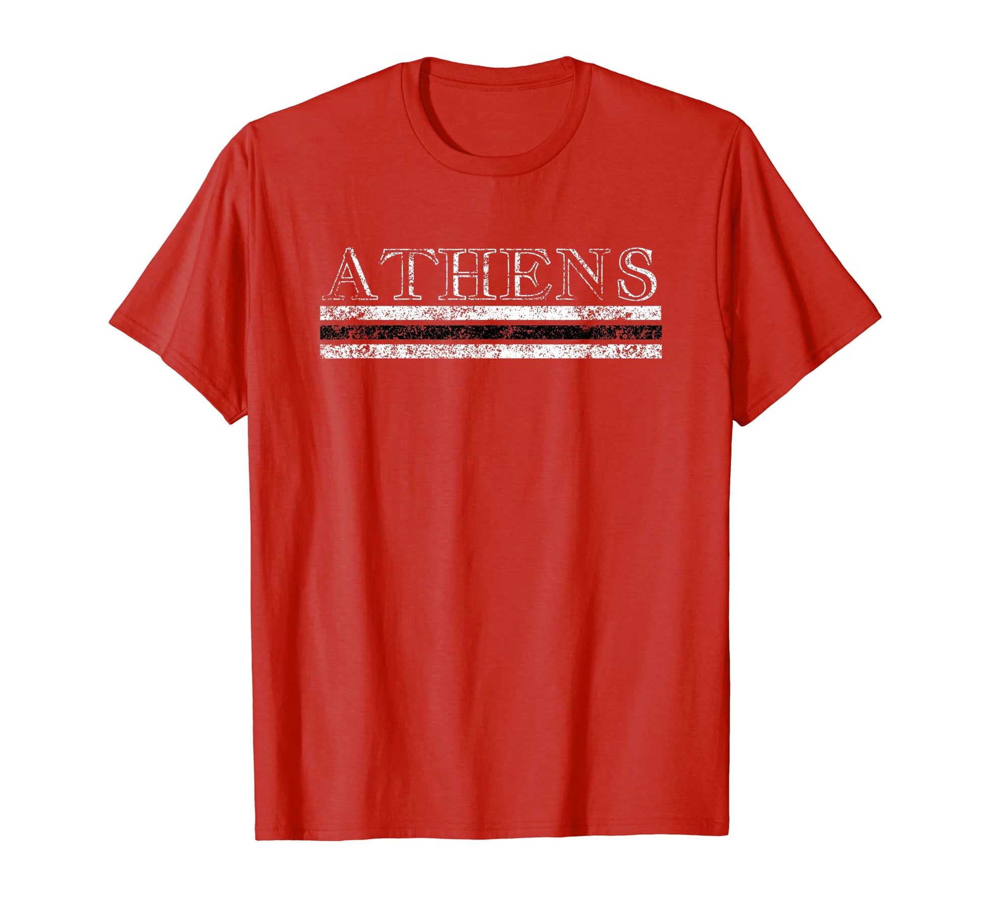 Athens Georgia Weathered Stripe T-Shirt - Unique Graphic Men Women - T-Shirt, Sweatshirt, Hoodie