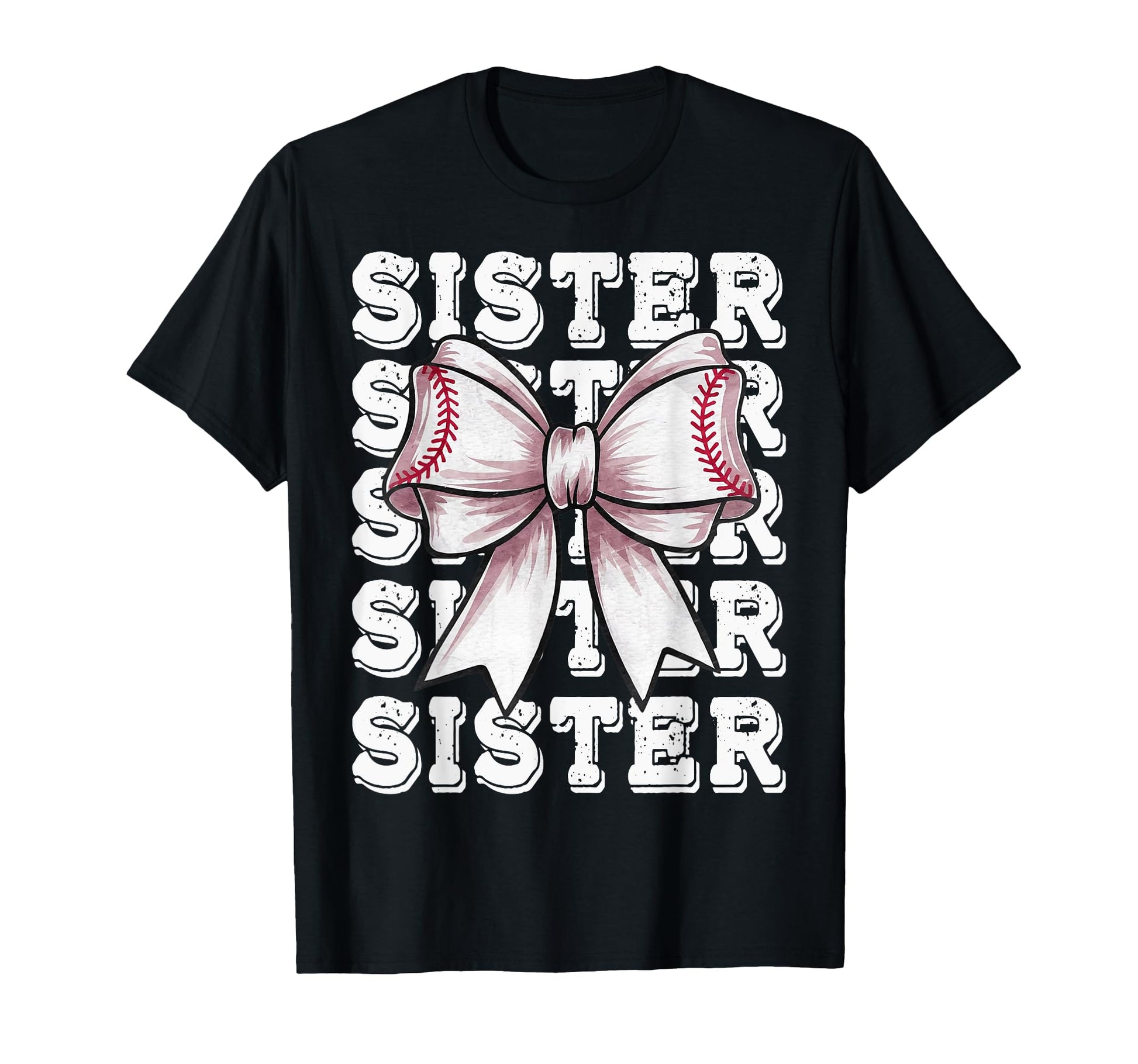 Coquette Baseball Sister Matching T-Shirt - Fun Novelty Design Unisex - T-Shirt, Sweatshirt, Hoodie