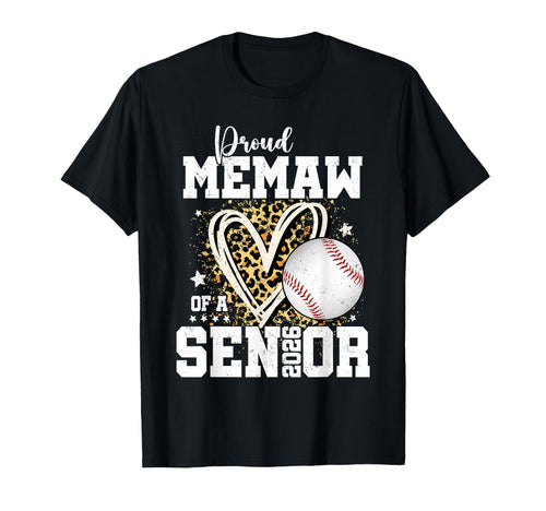 Proud Memaw 2026 Senior Baseball T-Shirt - Minimalist Print Unisex - T-Shirt, Sweatshirt, Hoodie