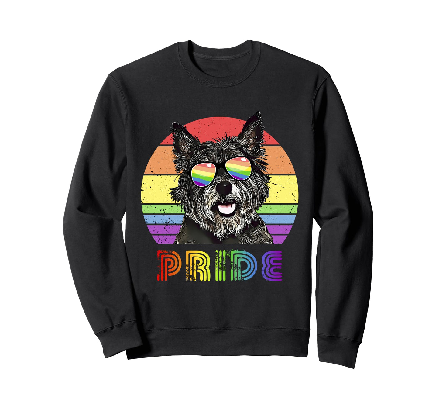 Lgbtq Cairn Terrier Dog Sweatshirt - Casual Everyday Wear for Adults - T-Shirt, Sweatshirt, Hoodie