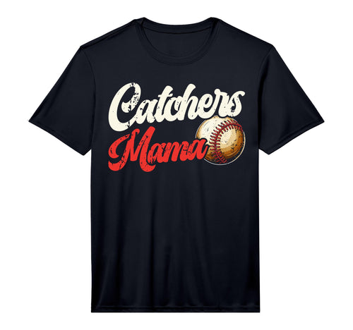 Mens Baseball Catcher Mama Best Mom T-Shirt - Unique Graphic Men Women - T-Shirt, Sweatshirt, Hoodie