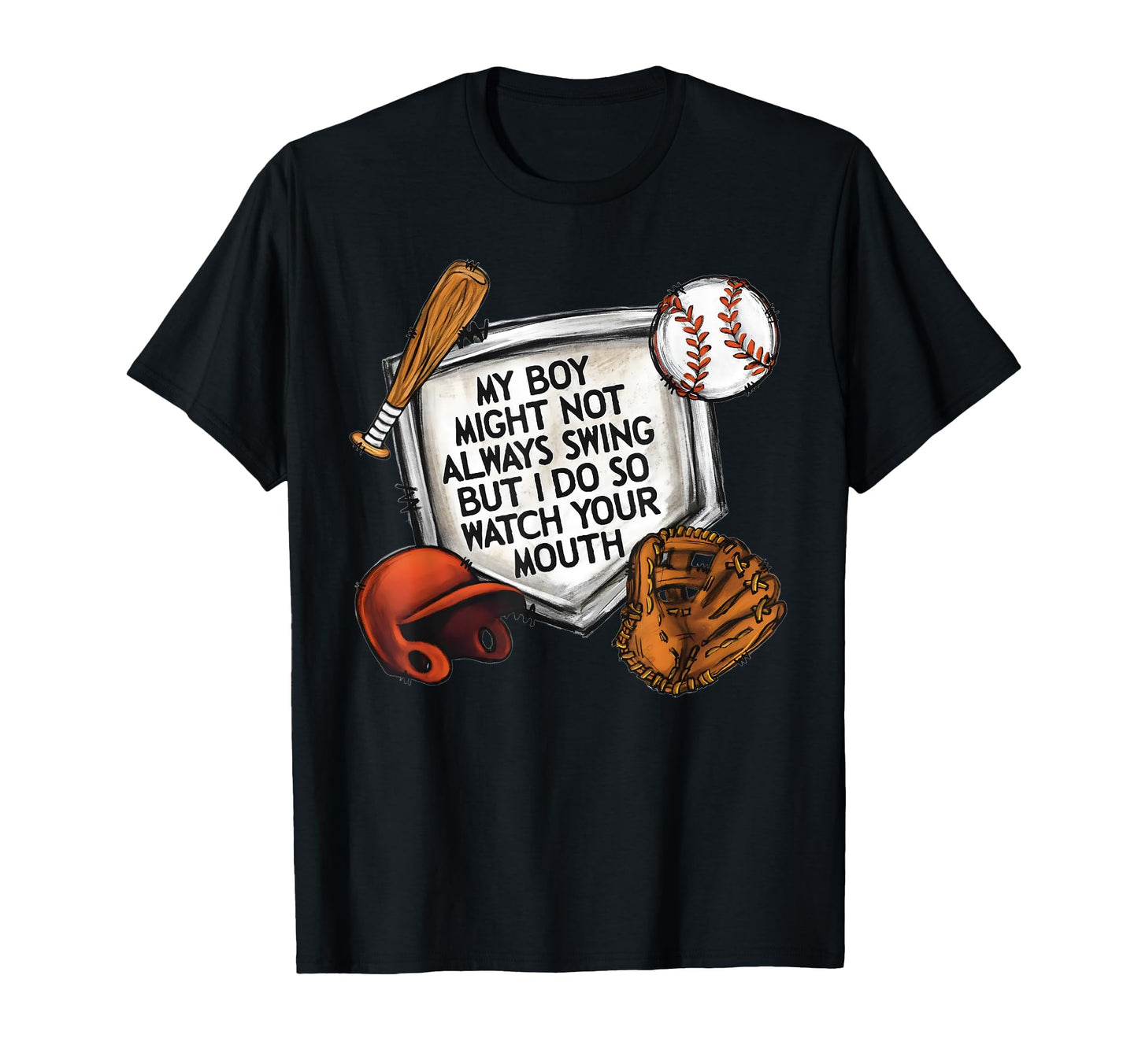 My Might Not Always Swing Funny T-Shirt - Aesthetic Graphic Unisex - T-Shirt, Sweatshirt, Hoodie