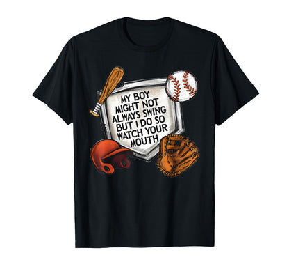 My Might Not Always Swing Funny T-Shirt - Aesthetic Graphic Unisex - T-Shirt, Sweatshirt, Hoodie
