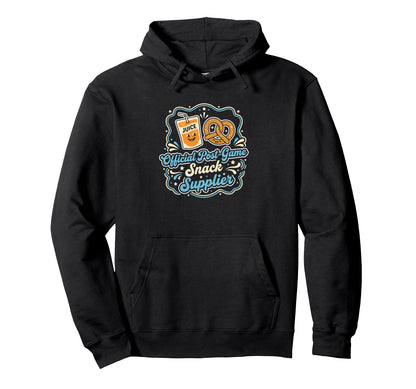 Post Game Snack Supplier T Ball Hoodie - Casual Everyday Wear Men Women - T-Shirt, Sweatshirt, Hoodie