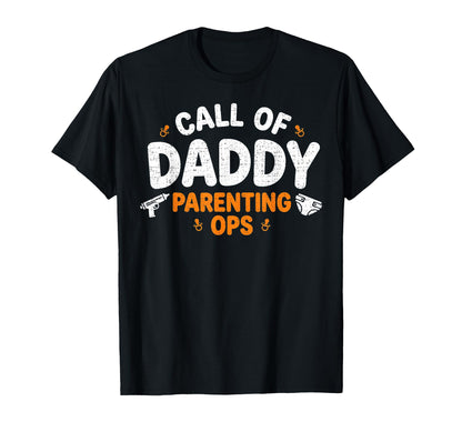 Call Daddy Parenting Ops Funny Gamer Dad T-Shirt - Trendy Graphic Unisex - T-Shirt, Sweatshirt, Hoodie