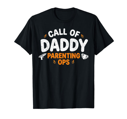 Call Daddy Parenting Ops Funny Gamer Dad T-Shirt - Trendy Graphic Unisex - T-Shirt, Sweatshirt, Hoodie