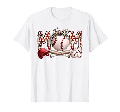 Game Day Baseball Mom Baseball Life T-Shirt - Graphic Print Men Women - T-Shirt, Sweatshirt, Hoodie