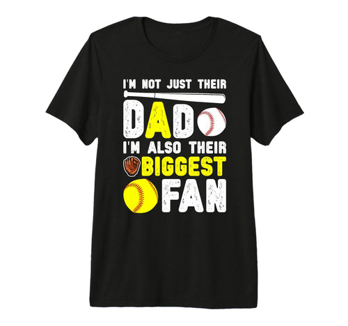 Mens Their Biggest Fan Baseball T-Shirt - Fun Novelty Design Unisex - T-Shirt, Sweatshirt, Hoodie