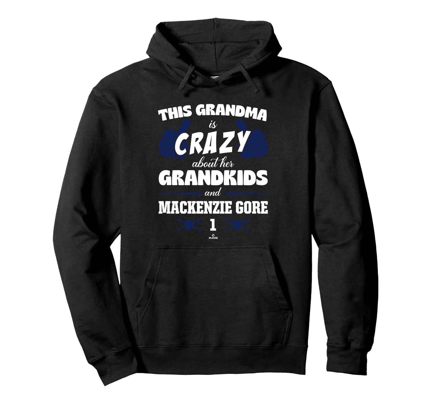 Grandma Crazy Mackenzie Gore Washington Hoodie - Graphic Print for Adults - T-Shirt, Sweatshirt, Hoodie