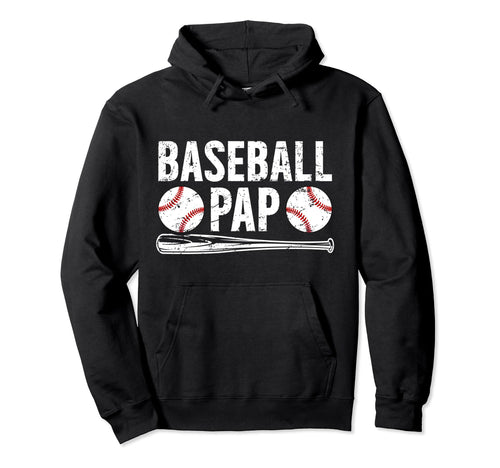 Baseball Pap Best Grandpa Pap Baseball Hoodie - Trendy Graphic Men Women - T-Shirt, Sweatshirt, Hoodie