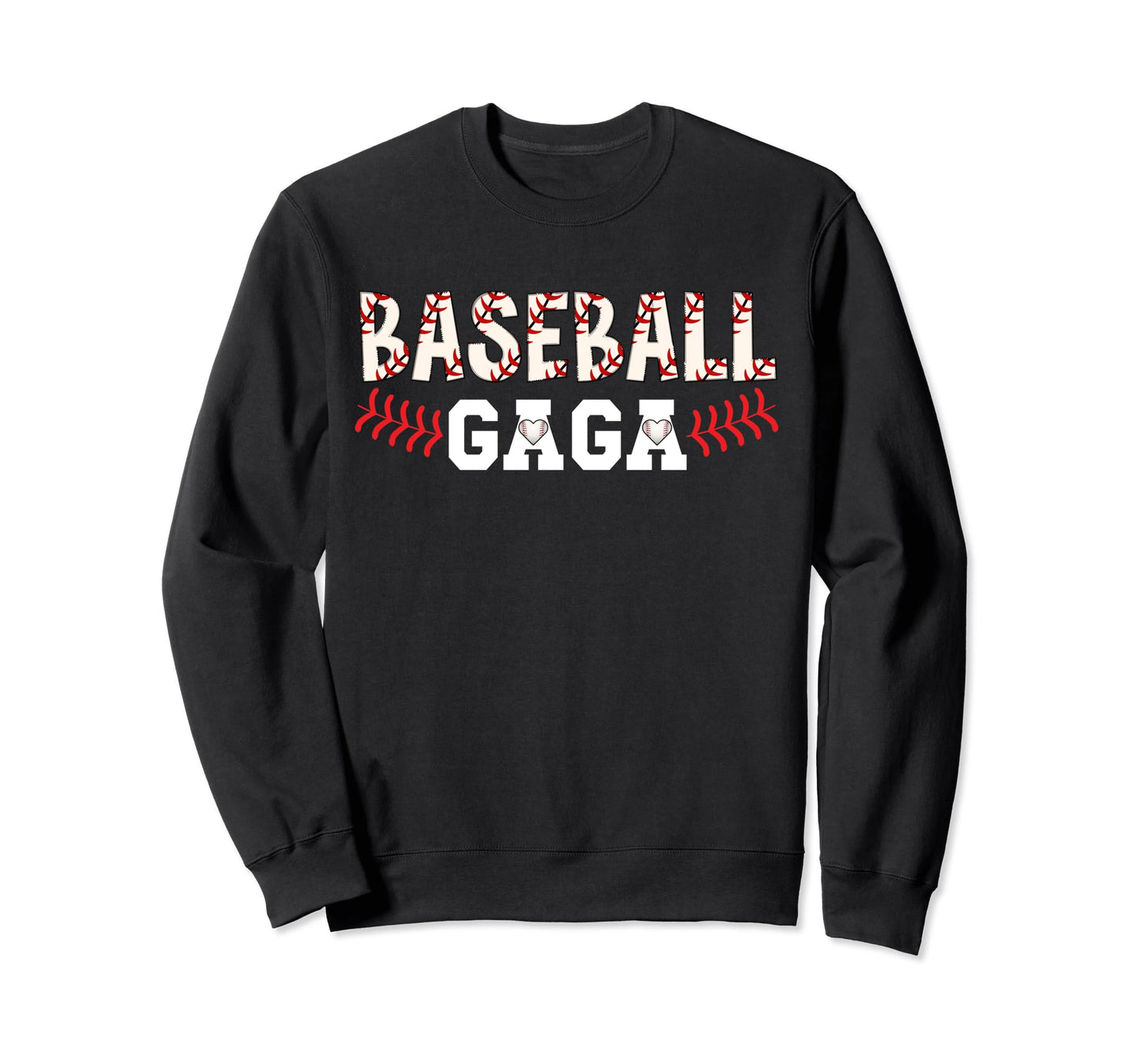 Baseball Gaga Grandma Gaga Baseball Sweatshirt - Unique Graphic for Adults - T-Shirt, Sweatshirt, Hoodie
