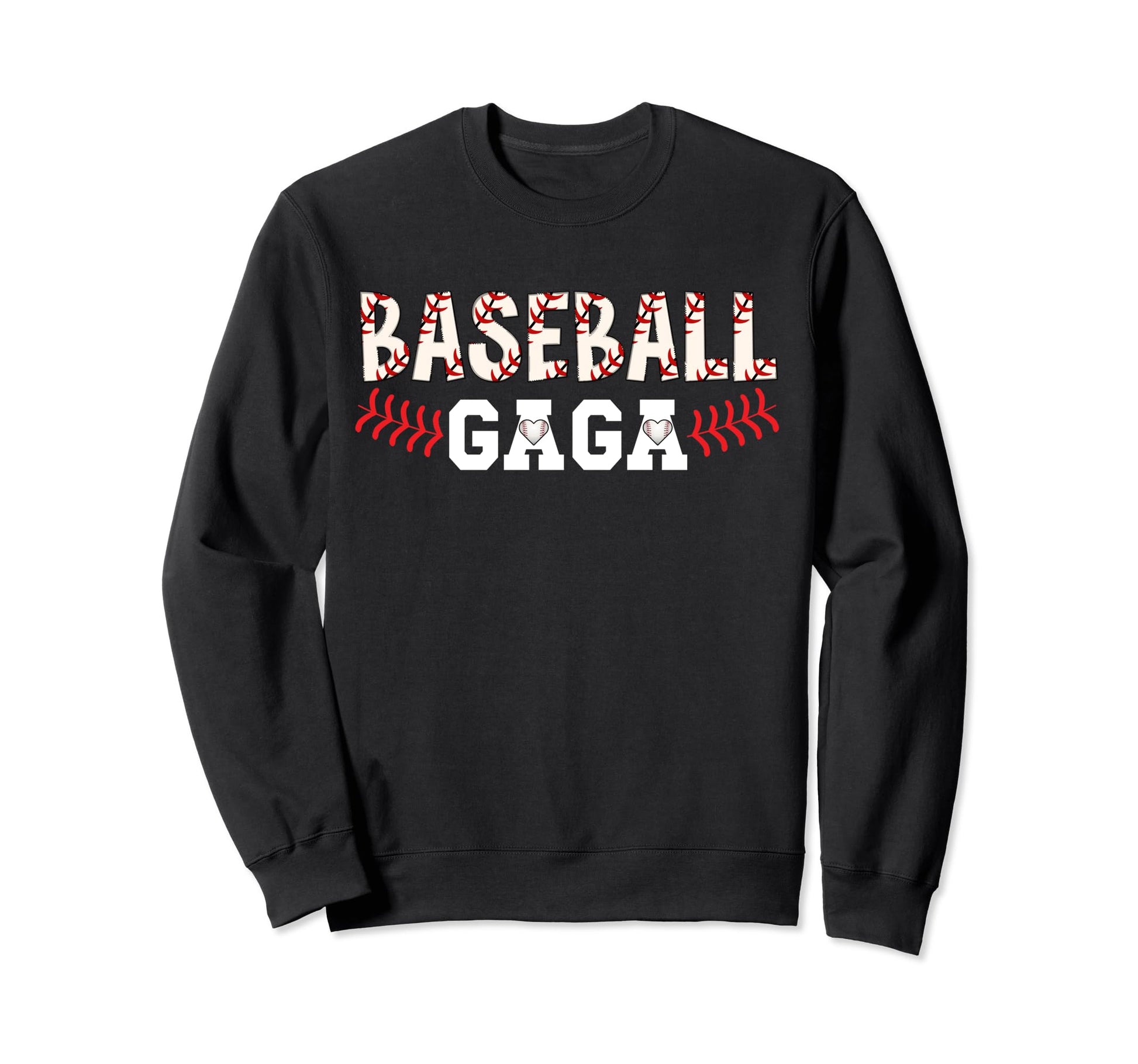 Baseball Gaga Grandma Gaga Baseball Sweatshirt - Unique Graphic for Adults - T-Shirt, Sweatshirt, Hoodie