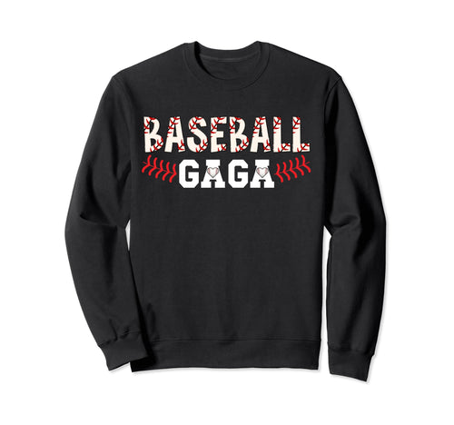 Baseball Gaga Grandma Gaga Baseball Sweatshirt - Unique Graphic for Adults - T-Shirt, Sweatshirt, Hoodie